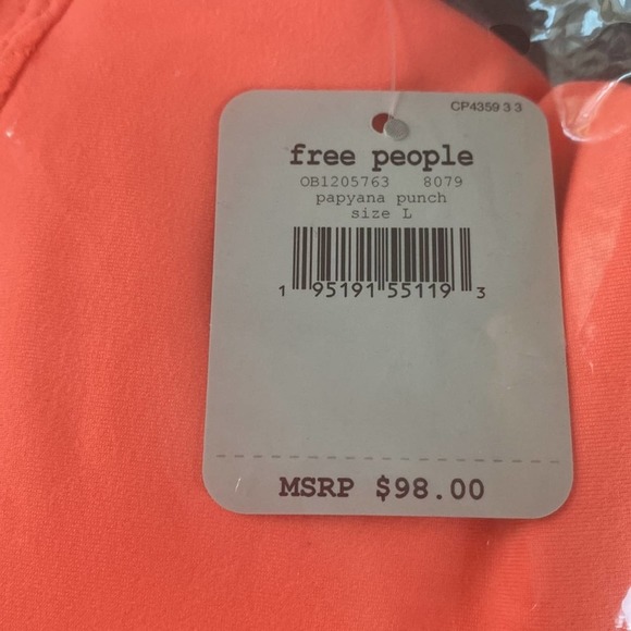 FREE People Very Prairie Legging | Papuans Punch | Size L | NWT - Picture 6 of 6